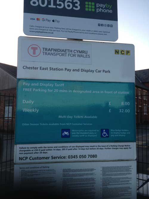 Chester Tourist Chester Station Parking