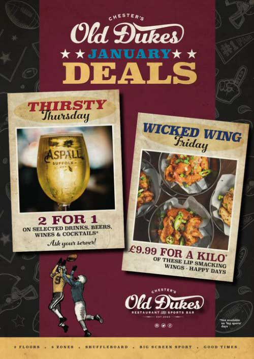 Chester Tourist Old Dukes American Sports Bar