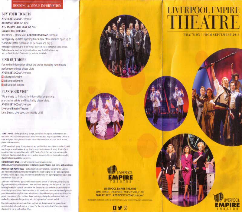 Chester Tourist Liverpool Royal Court Theatre