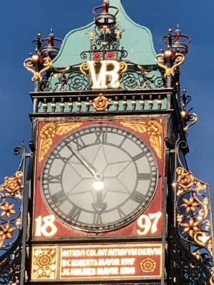 Chestertourist.com - Chesters Eastgale Clock face