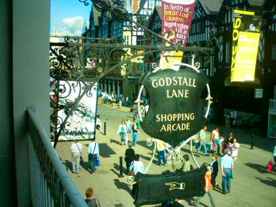 Entrance sign from Eastgate Street