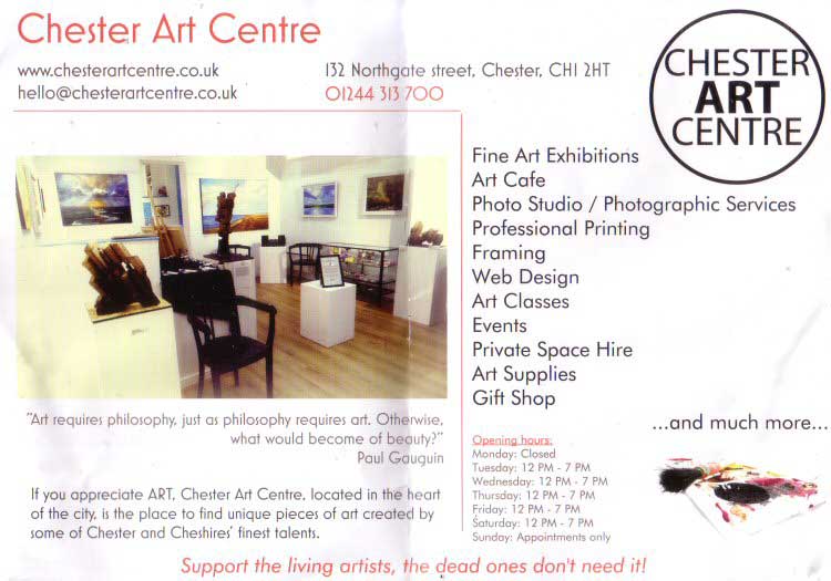 Chester Tourist Chester Art Centre