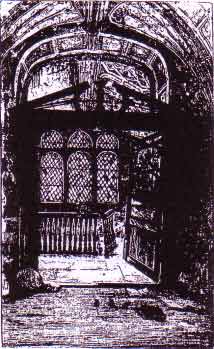 The Chapel of St. Anselm. An engraving around 1860