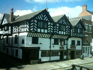The Old Kings Head located on Lower Bridge Street. Please click for Web Site www.theyeoldekingsheadchester.co.uk